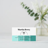 Die einfache Malerei und die Dekoration sind klein Visitenkarte (Stehend Vorderseite)