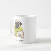 Die einfache, moderne, kundenspezifische Foto-Text Kaffeetasse (Vorderseite Links)