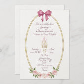 Die einfache Princess-Babydusche lädt ein Einladung (Vorne/Hinten)