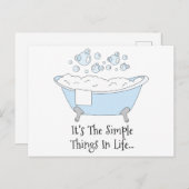 Die einfachen Dinge Postkarte (Vorne/Hinten)