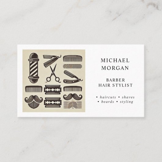 Die einfachen Werkzeuge des Handels Visitenkarte (Vorderseite)