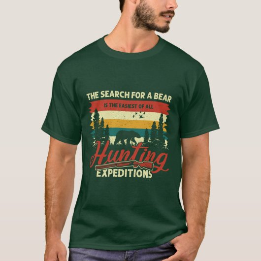 Die einfachste Jagd Expedition: Bärensuche T-Shirt (Vorderseite)