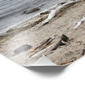 Die Einfahrt am Montauk Point Fotodruck (Ecke)