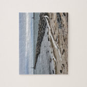 Die Einfahrt am Montauk Point Puzzle (Vertikal)