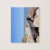 Die Einfahrt am Montauk Point Puzzle (Vertikal)
