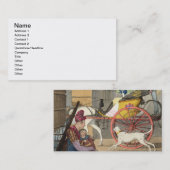 Die Einfahrt, von 'Twenty-four Themen, Visitenkarte (Vorne/Hinten)