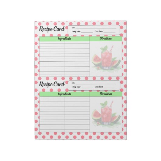 Die Einführung in unsere köstliche Wassermelone im Notizblock (Rotiert)