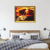 Die Einführung ummantelte Canvas Leinwanddruck (Insitu (Schlafzimmer))