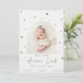 Die Einführung unseres kleinen Wunders: [Name des  Ankündigung (Stehend Vorderseite)