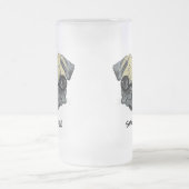 Die eingebildeter Mops-Hundemattierte Tasse (Mittel)
