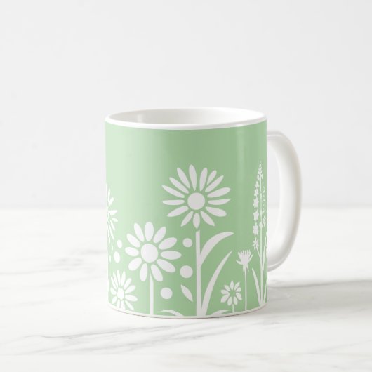 Die einheimischen Pflanze sind Bienenknochen Kaffeetasse (VorderseiteRechts)