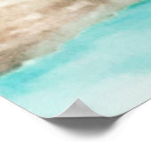 Die Einheit der Erde und die Wasser-Misty-Landscha Poster (Ecke)