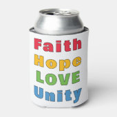 Die Einheit der Liebe der Hoffnung Dosenkühler (Kanne Vorderseite)