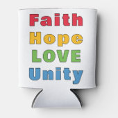 Die Einheit der Liebe der Hoffnung Dosenkühler (Vorderseite)