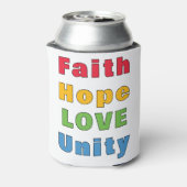 Die Einheit der Liebe der Hoffnung Dosenkühler (Kanne Rückseite)