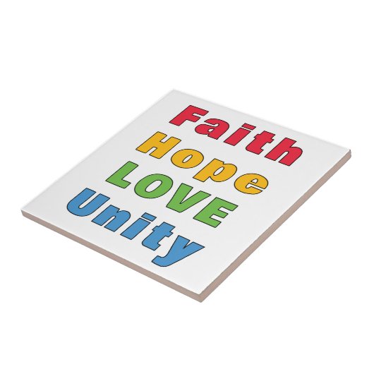 Die Einheit der Liebe der Hoffnung Fliese (Seite)