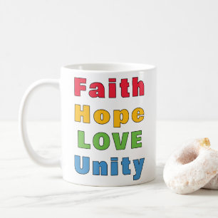 Die Einheit der Liebe der Hoffnung Kaffeetasse
