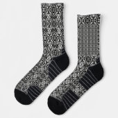 Die Einheit von Schwarz und Weiß Socken (Links)
