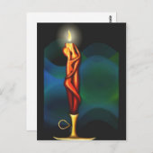 Die Einheit von zwei Postkarte (Vorne/Hinten)