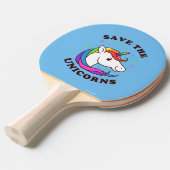 Die Einhörner gerettet Tischtennis Schläger (Vorderseite)