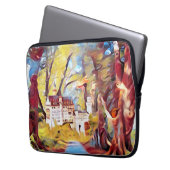 Die Einhörner spielen Pop Art, Laptop-Sieb Laptopschutzhülle (Vorderseite Links)