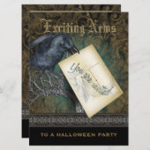 Die einladende, rassige Gotik Einladung (Vorne/Hinten)