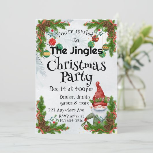 Die Einladung (Stehend Vorderseite)