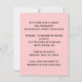 DIE EINLADUNG DER FREUNDINNEN DER FRAUEN-FRAUEN (Rückseite)