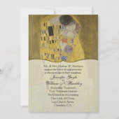 Die Einladung der Kiss Fine Art Hochzeit (Vorderseite)