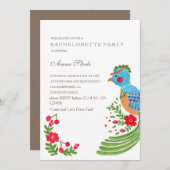 Die Einladung des Blue Quetzal-Junggeselinnen-Absc (Vorne/Hinten)