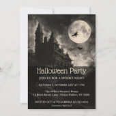 Die Einladung des Hexenmeister-Halloween-Party (Vorderseite)