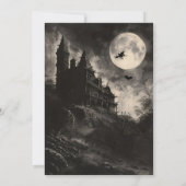 Die Einladung des Hexenmeister-Halloween-Party (Rückseite)