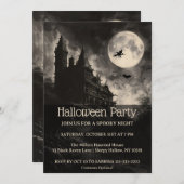 Die Einladung des Hexenmeister-Halloween-Party (Vorne/Hinten)