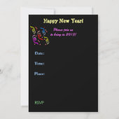 Die Einladung des Hundepersonen-neuen Jahres (Rückseite)