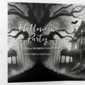 Die Einladung des Macabre Manor Halloween-Party (Innen Erste Seite)