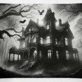 Die Einladung des Macabre Manor Halloween-Party (Innenseite Mitte)