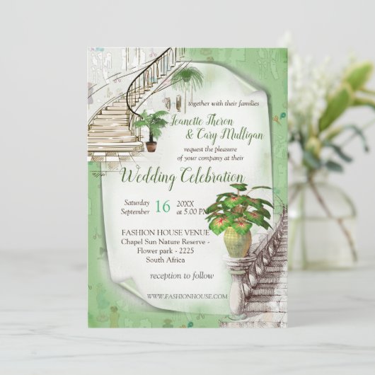 Die Einladung des Modedesigners (Stehend Vorderseite)