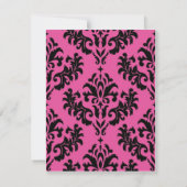 Die Einladung des Pink Final Fling Junggeselinnen- (Rückseite)