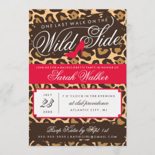 Die Einladung des wilden Junggeselinnen-Abschieds 