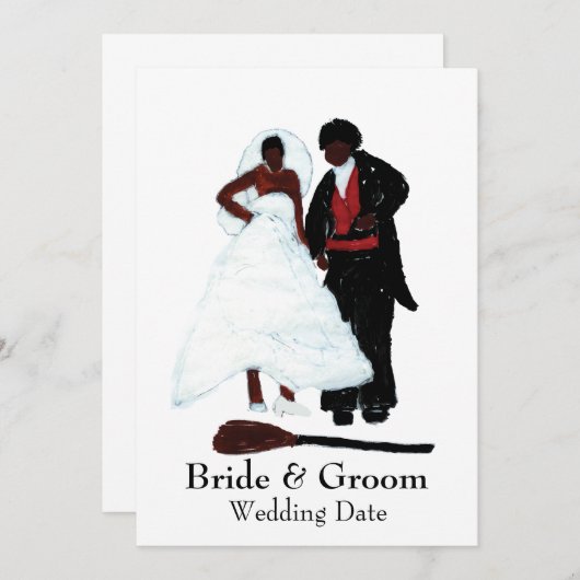 Die Einladung springen (Vorne/Hinten)