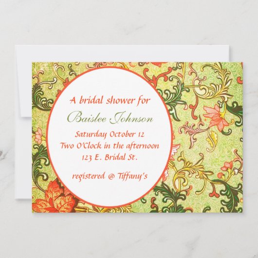 Die Einladung von Baislee Garden (Vorderseite)