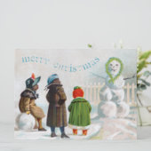 Die Einladung von Snowman (Stehend Vorderseite)