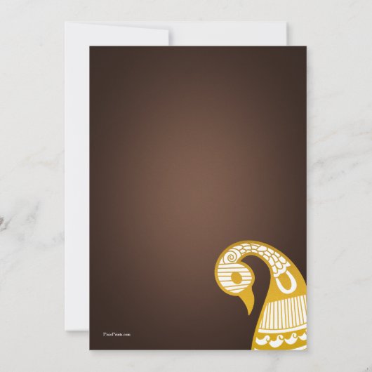 Die Einladung von Swan Golden Brown (Rückseite)