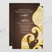 Die Einladung von Swan Golden Brown (Vorne/Hinten)