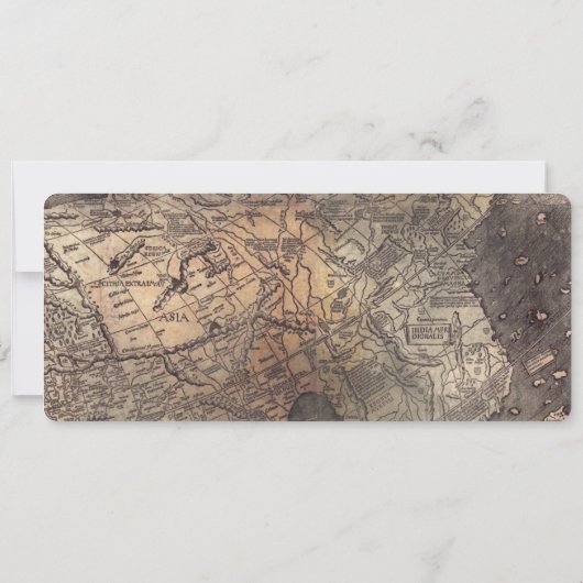 Die Einladung zu einem Baby-Baby-Duschbad (Rückseite)