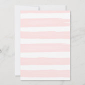 Die Einladung zu einer Mädchendusche (Rückseite)