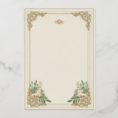 Die Einladung zu einer Zierhochzeit Blüht (Vorderseite)