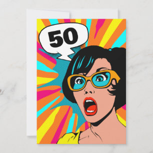 Die Einladung zum 50. Geburtstag überraschte die P
