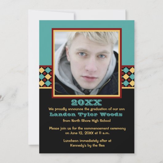 Die Einladung zum Abschluss des Oxford Foto (Vorderseite)