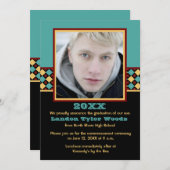 Die Einladung zum Abschluss des Oxford Foto (Vorne/Hinten)